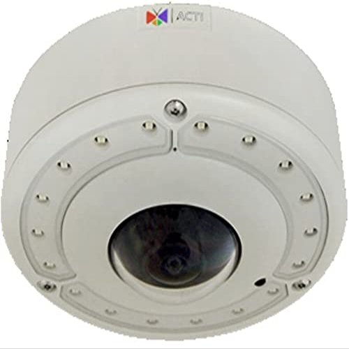 ACTi B76A 12MP Video Analytics Outdoor Hemispheric Dome Camera with SLLS, H.264, Dewarping, 2D+3D DNR, Built-in Microphone, MicroSDHC/MicroSDXC, PoE/DC12V, IP68, IK10, DI/DO, Built-in Analytics