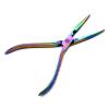 LAJA Imports New Multi Titanium Rainbow Color Fishermans Needle Nose Pliers Stainless Steel Upgraded Instruments view 1