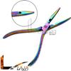 LAJA Imports New Multi Titanium Rainbow Color Fishermans Needle Nose Pliers Stainless Steel Upgraded Instruments view 2