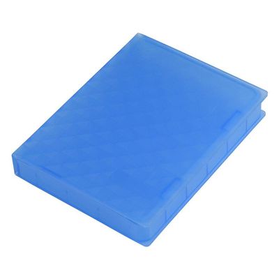 Wendry Hard Drive Disk Protective Box, Shockproof Anti-Static Storage Case for 2.5 Inch Non-Slip (Blue)
