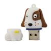 128GB Animal Dog Shape USB Flash Drive U Disk USB 2.0 Data USB Flash Disk Memory Stick Pen Drive Storage Device USB Drive External Storage Flash Disk (White) view 4