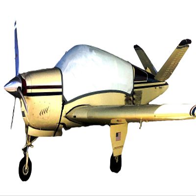 Blue Gator Beech Barron/Debonair 35 Airplane Cover (White)