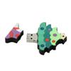 32GB Christmas Tree Shape USB Flash Drive USB 2.0 Stick Flash Disk Thumb Drive U Disk Pen Drive USB Stick PenDrive USB 2.0 Drive Memory Stick External Storage USB Disk with Chain (Green) view 4
