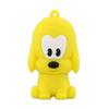 128GB Animal Dog Shape USB Flash Drive U Disk USB 2.0 Data USB Flash Disk Memory Stick Pen Drive Storage Device USB Drive External Storage Flash Disk (Yellow) view 2