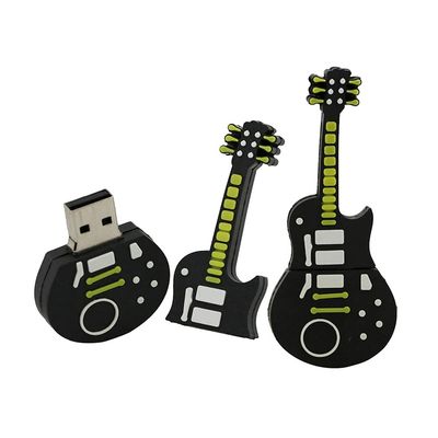 16GB Guitar Shape USB Flash Drive USB Drive USB Stick USB Flash Disk USB Disk Thumb Drive Pen Drive U Disk PenDrive Memory Stick External Storage Flash Memory USB Storage USB 2.0 Stick (Black)