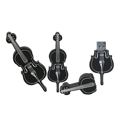 16GB Cello Shape USB Flash Drive USB Drive USB Stick USB Flash Disk USB Disk Thumb Drive Pen Drive U Disk PenDrive Memory Stick External Storage Flash Memory USB Storage (Black)