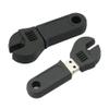 128GB Wrench Shape USB 2.0 Flash Drive Memory Stick Thumb Drive USB Drive Pen Drive USB Flash Disk U Disk USB Stick PenDrive with Chain (Black) view 1