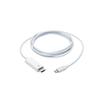 Tripp Lite USB C to HDMI Cable Adapter (M/Thunderbolt 3 HDMI Cable Adapter, Gen 1, Converter On HDMI End, 4K HDMI @ 60 Hz, 4: White, 6 ft. (U444-006-H4K6WE) view 2