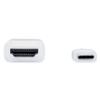 Tripp Lite USB C to HDMI Cable Adapter (M/Thunderbolt 3 HDMI Cable Adapter, Gen 1, Converter On HDMI End, 4K HDMI @ 60 Hz, 4: White, 6 ft. (U444-006-H4K6WE) view 3