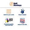 Bee Wall Mural Wallmonkeys Peel and Stick Vinyl Graphic (48 in H x 48 in W) WM525762 view 4