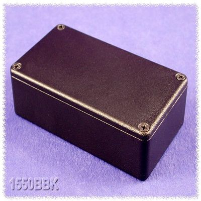 1550NBK, Black diecast Enclosure