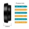 46mm Hollow Lens Hood Universal Metal Hollow Vented Tilted Curved Lens Hood Sunshade with Centre Pinch Lens Cap for Leica Canon Nikon Sony Pentax Olympus Fuji Camera + Microfiber Cleaning Cloth view 3