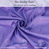 Polyester Professional Salon Smock Hair Stylist Jacket, Violet, M view 4