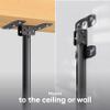 ONKRON Ceiling TV Mount for 32-80 Inch Screen up to 150 lbs, Height Adjustable Hanging TV Mount with Swivel and Tilt, VESA 100x100-600x400, Full Motion Ceiling Mount TV Bracket Drop Down, Black view 4