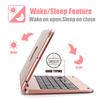 ONHI Ultra-Slim Wireless Keyboard Case for iPad mini 4 / Mini 5, Durable Plastic Alloy Shell, Smart Folio Case with Auto Sleep/Wake Function, Silent Typing Experience (iPad mini 4/5 Rose Gold) view 3