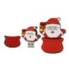 128GB Santa Claus Shape USB Flash Drive USB 2.0 Stick Flash Disk Thumb Drive U Disk Pen Drive USB 2.0 Stick PenDrive USB Drive Memory Stick External Storage USB Disk (Red) view 1