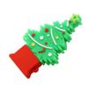 16GB Christmas Tree Shape USB Flash Drive USB 2.0 Stick Flash Disk Thumb Drive U Disk Pen Drive USB 2.0 Stick PenDrive USB Drive Memory Stick External Storage USB Disk with Chain (Green) view 3