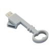 16GB Key Shape Memory Stick USB Stick USB Flash Disk Flash Drive PenDrive USB 2.0 Thumb Drive USB Disk U Disk (Silver) view 3