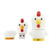 16GB Chicken Shape USB Flash Drive USB Drive USB Stick USB Flash Disk USB Disk Thumb Drive Pen Drive U Disk PenDrive Memory Stick External Storage Flash Memory USB Storage USB 2.0 Stick (White) view 1