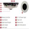 ACTi B511A 12MP Video Analytics Indoor Hemispheric Dome Camera with SLLS, Fixed Lens, f1.65mm/F2.8, H.264, Dewarping, Built-in Microphone, MicroSDHC/MicroSDXC, PoE/DC12V, DI/DO, Built-in Analytics view 2