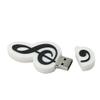16GB Music Note Shape USB Flash Drives Pen Drive Memoria Flash Stick PenDrives USB Flash Disk Thumb Drive U Disk USB Drive USB 2.0 Pen Drive PenDrive (White) view 3