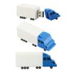 128GB Truck Shape USB Flash Drive U Disk USB 2.0 Data USB Flash Disk Memory Stick Pen Drive Storage Device USB Drive External Storage Flash Disk (Blue) view 1