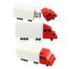 128GB Truck Shape USB Flash Drive U Disk USB 2.0 Data USB Flash Disk Memory Stick Pen Drive Storage Device USB Drive External Storage Flash Disk (Red) view 1