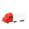 128GB Truck Shape USB Flash Drive U Disk USB 2.0 Data USB Flash Disk Memory Stick Pen Drive Storage Device USB Drive External Storage Flash Disk (Red) view 3