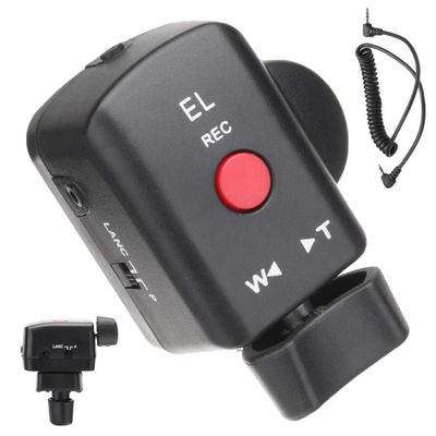 Calvas 1pc Camcorder Zoom Remote Control With 2.5mm Shutter Connecting Cable For Sony Canon Panasonic LANC