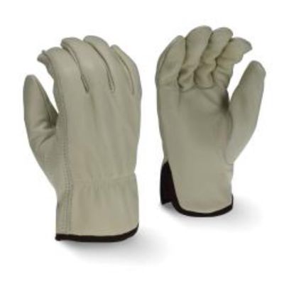 Fleece Lined Standard Grain Cowhide Leather Driver
