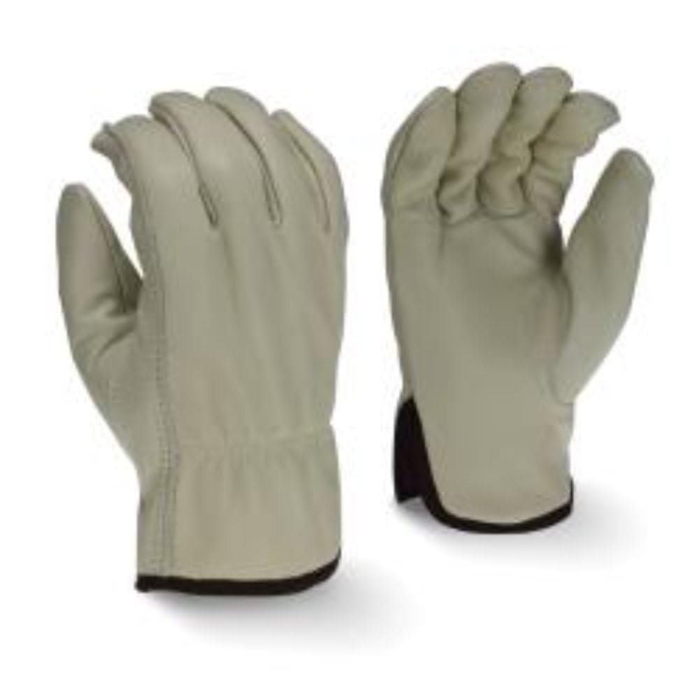 Fleece Lined Standard Grain Cowhide Leather Driver