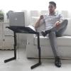 Armyte 19" Extra Wide Aluminum Laptop Stand Adjustable with Cooling Fan and Mouse Pad, Reinforced Ergonomic Lap Desk Foldable Portable Computer Table for Bed Sofa Couch (Black) view 4