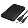 chenyang USB C to 2.5" SATA SSD HDD Tool Free Clear External Hard Disk Enclosure for Laptop PC Black view 1