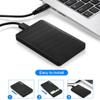 chenyang USB C to 2.5" SATA SSD HDD Tool Free Clear External Hard Disk Enclosure for Laptop PC Black view 2