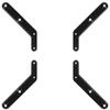 Mount-It! VESA Mount Adapter Kit | TV Wall Mount Bracket Adapter Converts 200x200 mm Patterns to 300x300 and 400x400 mm | Fits Most 32 Inch to 55 Inch TVs | Hardware Included view 1