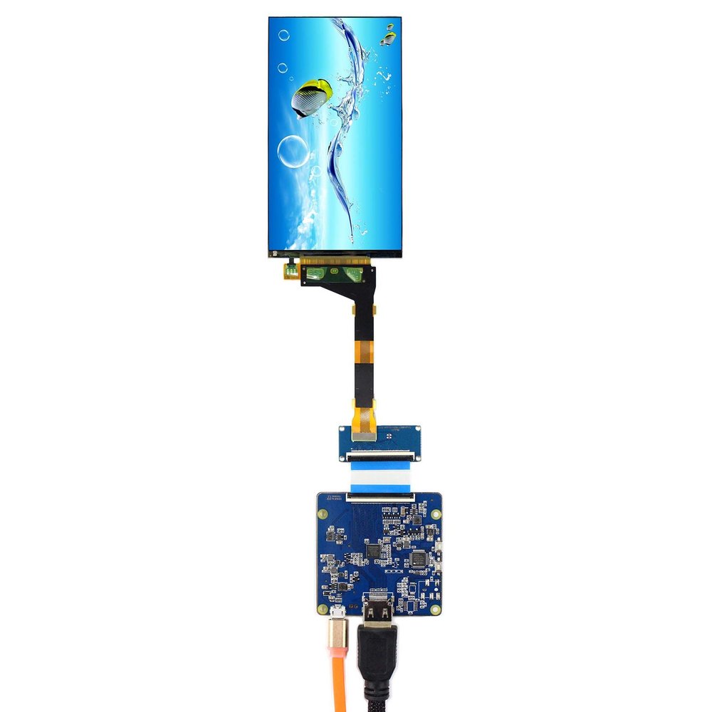VSDISPLAY for 3D Printer Replacement Display,5.5 Inch LS055R1SX04 1440X2560 2K IPS LCD Screen with to Mipi LCD Controller Board