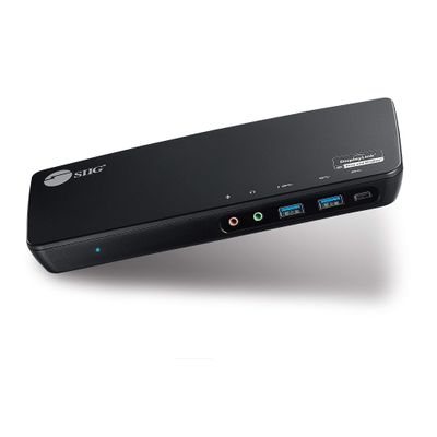 SIIG USB Type C 4K Triple Monitor Docking Station - Triple 4K@60Hz or Single 5K@60Hz Video Laptop Dock with 85W Charging - 1x HDMI, 2x DisplayPort, 5x USB Ports for Windows PC & MacBook (JU-DK0B11-S1)
