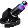 8MP USB Camera with Zoom 2.8-12mm Lens Webcam Variable Focus PC Camera Mini UVC USB2.0 USB with Camera for Computer IMX179 Manual Zoom Close-up Camera Varifocal Web Camera for Raspberry Pi Laptop view 1