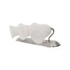 Euri Lighting EIN-VL20SL-1030e 3 Light 24 Inch Silver Integrated LED, Dimmable Vanity Fixture, Alabaster Glass, 28 Watts, 2000 Lumens, 3000K Soft White, Energy Star (Pack of 1) view 3