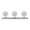 Euri Lighting EIN-VL20SL-1030e 3 Light 24 Inch Silver Integrated LED, Dimmable Vanity Fixture, Alabaster Glass, 28 Watts, 2000 Lumens, 3000K Soft White, Energy Star (Pack of 1) view 4