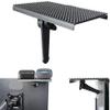 YOKEPO TV Top Shelf Mounting Bracket 8 Inch Flat Panel Mount Adjustable Mount on Monitors to Hold Cable Boxes, Apple TV, Camera, Streaming Devices, Media Boxes, Game Console and Home Decor, Black view 2