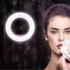 Yidoblo Ring Light Kit [Upgraded Version-1.8cm Ultra Slim]-18 inches,3200-5600K,Dimmable LED Ring Light with Light Stand, Phone Clip,Hot Shoe Adapter for Portrait Makeup Video Shooting (S Rose red) view 4
