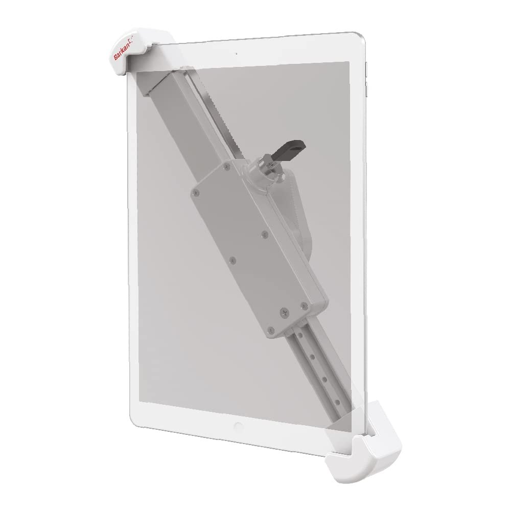 Barkan Lockable Tablet Mount Holder for 7-14 inch Devices, Anti-Theft, Fixed, 360 Degree Rotation Bracket, fits Apple iPad/Air/Mini, Samsung Galaxy Tab, Fire HD 7/8 / 10