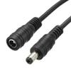 uxcell DC Power Splitter with Switch 1 Female to 1 Male 5.5mm x 2.1mm Y Adapter Cable for CCTV Camera LED Strip Light view 3