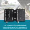 E-link 4Ch CCTV Video Multiplexer Over 1 Coaxial Cable 4 Channel AHD CVI TVI Coax Multiplexers Analog Cameras MUX Support Max 2MP (HD Multiplexer) view 4