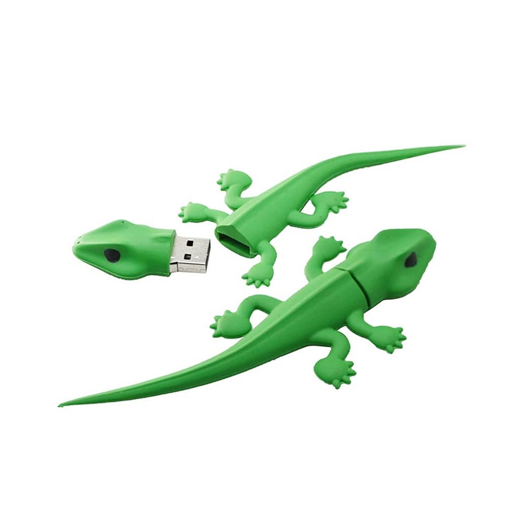 128GB Lizard Shape Flash Drive USB Flash Drive Memory Stick Thum Drive USB Drive USB Flash Disk U Disk Pen Drive USB Stick PenDrive USB Disk (Dark Green)