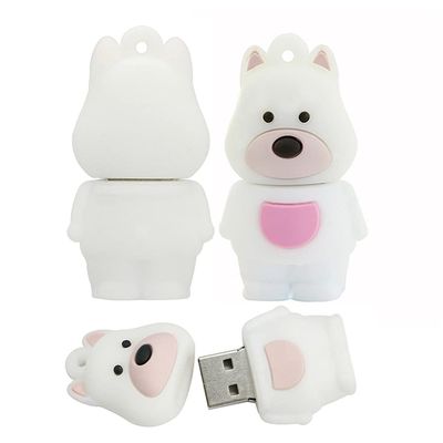 16GB Cartoon 12 Symbolic Animals USB Flash Drive U Disk USB 2.0 Data USB Flash Disk Memory Stick Pen Drive Storage Device USB Drive External Storage Flash Disk USB Disk (Dog)