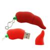 128GB Chili Shape USB Flash Drive USB 2.0 Memory Stick U Disk PenDrive Thumb Drive USB Drive Flash Disk USB Stick (Red) view 1