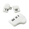 128GB Piano Shape USB 2.0 Flash Drive PenDrive U Disk Memory Stick External Storage Pen Drive USB Flash Disk Thumb Drive USB Drive Flash Memory with Chain (White) view 1
