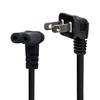 6FT TV Power Cord Right Angle US 2 Prong to IEC 320 C7(Figure 8) Right Angle-Down Angle AC Power Cord, Upward Downward Angled Figure 8 (C7) Replacement Cord for LED LCD TV Monitor Etc view 4